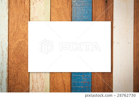 white blank name card 28762730