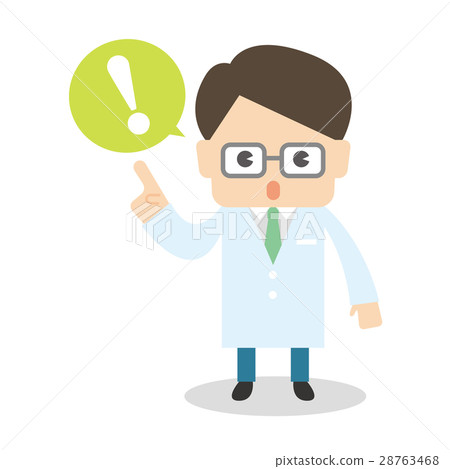 Male doctor in white coat pharmacist attention 28763468
