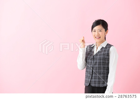 A young woman with a smile A young woman with a smile 28763575