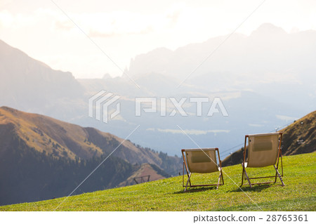 two chairs in the mountains two chairs in the mountains 28765361
