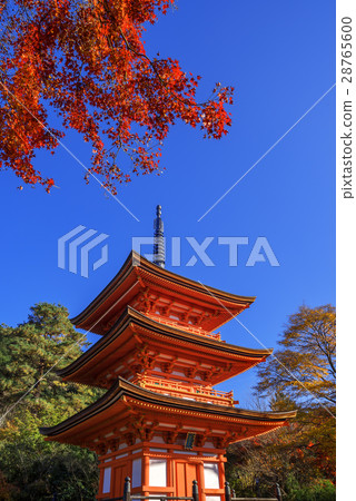 Kiyomasa Kiyomizu塔在秋天 Kiyomasa Kiyomizu塔在秋天 28765600