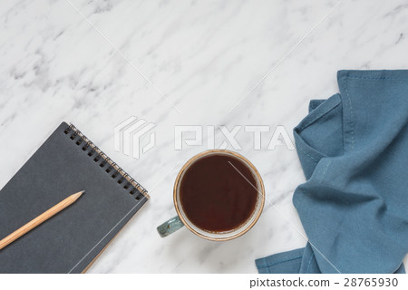 Cup of coffee and notebook Cup of coffee and notebook 28765930