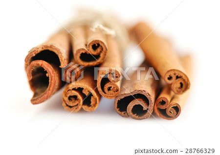 Cinnamon Sticks on white 28766329