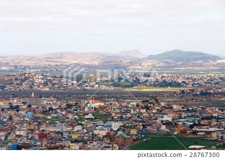 central Antananarivo cityscape, Tana, Madagascar 28767300