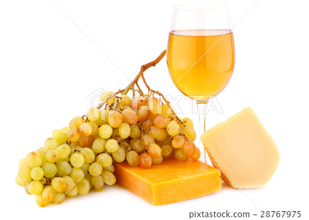 Cheese, grapes and wine Cheese, grapes and wine 28767975