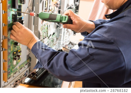 Television repair (blur expression) Television repair (blur expression) 28768182