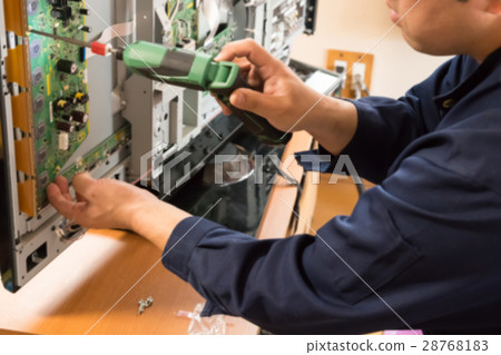 Television repair (blur expression) Television repair (blur expression) 28768183