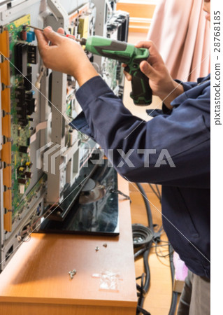 Television repair (blur expression) Television repair (blur expression) 28768185