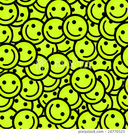 Crowd of Smiling emoticons. Smiles icon pattern. Crowd of Smiling emoticons. Smiles icon pattern. 28770325