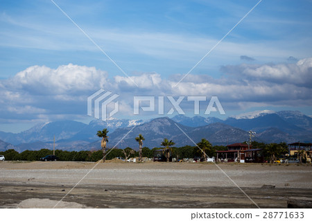 landscape of small mediterranean town Gazipasha 28771633