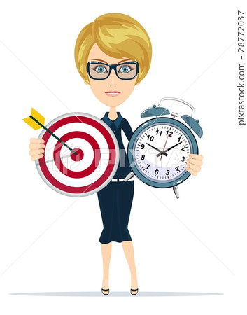 Time management and targeting concept Time management and targeting concept 28772037