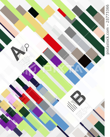 Abstract geometrical texture with infographic 28773366
