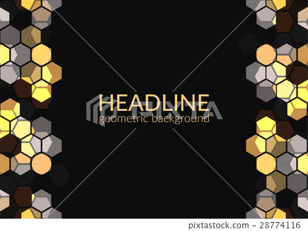 Multicolor trendy horizontal geometric background. Multicolor trendy horizontal geometric background. 28774116