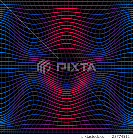 Colorful abstract line wave seamless pattern. Colorful abstract line wave seamless pattern. 28774511