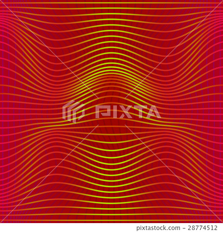 Colorful abstract line wave seamless pattern. 28774512