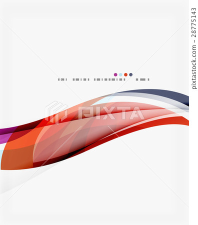 Modern geometric wavy shapes on light Modern geometric wavy shapes on light 28775143