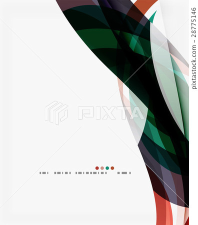 Modern geometric wavy shapes on light Modern geometric wavy shapes on light 28775146