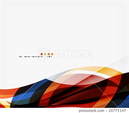 Modern geometric wavy shapes on light Modern geometric wavy shapes on light 28775147