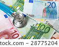 Stethoscope and euro money. 28775204