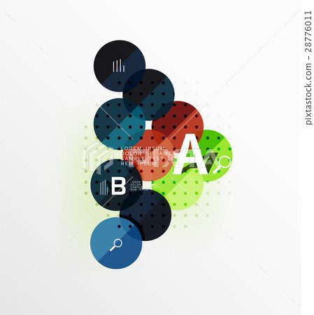 Colorful glossy circle infographics Colorful glossy circle infographics 28776011