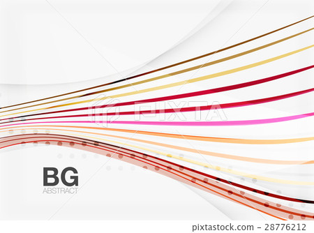 Colorful vector stripes on grey Colorful vector stripes on grey 28776212