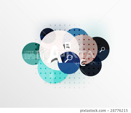 Colorful glossy circle infographics Colorful glossy circle infographics 28776215