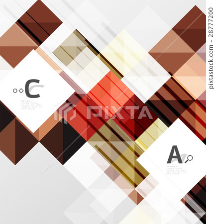 Modern geometrical abstract background, squares Modern geometrical abstract background, squares 28777200