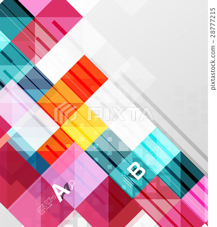 Modern geometrical abstract background, squares Modern geometrical abstract background, squares 28777215