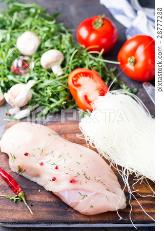 fresh chicken fillet fresh chicken fillet 28777288