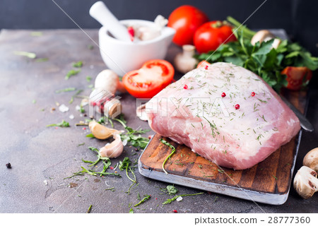 Fresh pork fillet 28777360