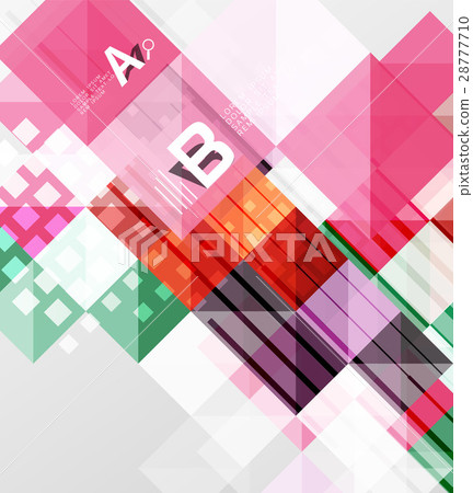 Minimalistic square shapes abstract background Minimalistic square shapes abstract background 28777710