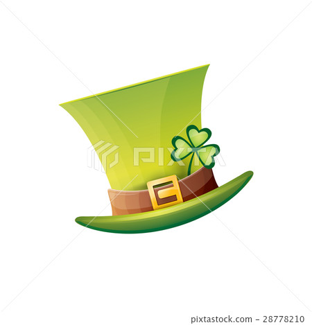 vector saint patricks day poster with green hat vector saint patricks day poster with green hat 28778210