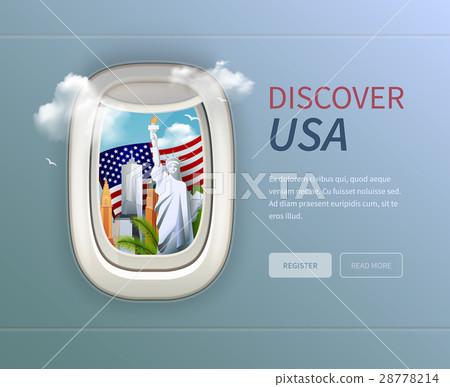 USA Porthole Background 28778214
