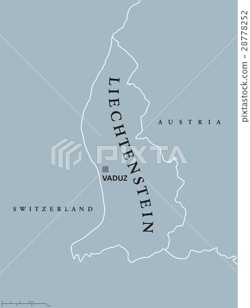 Liechtenstein political map Liechtenstein political map 28778252