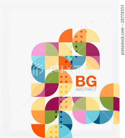 Colorful circle elements Colorful circle elements 28778355