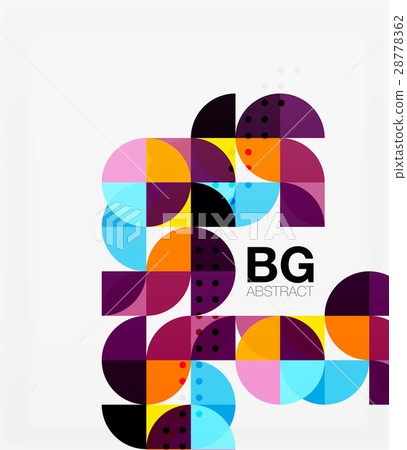 Colorful circle elements Colorful circle elements 28778362