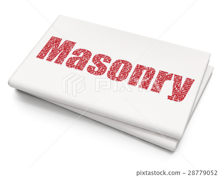 Building construction concept: Masonry on Blank 28779052