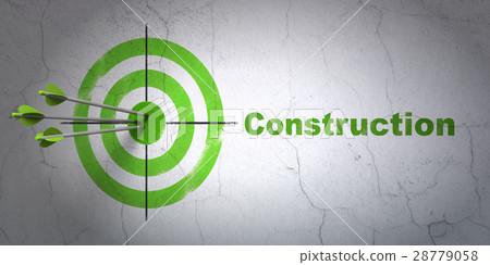 Building construction concept: target and 28779058