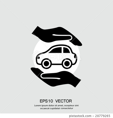 Pictograph of car 28779265