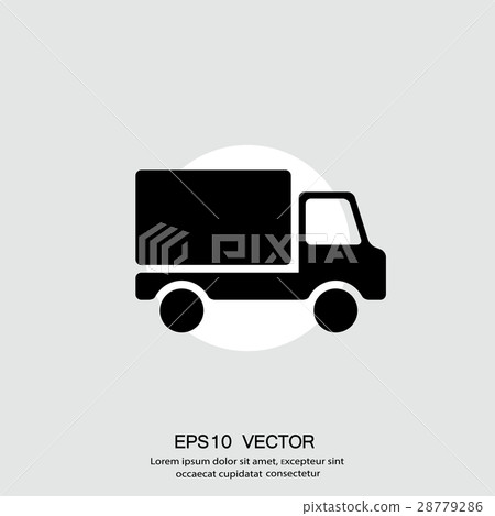 Pictograph of truck 28779286