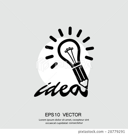 Pictograph of light bulb 28779291