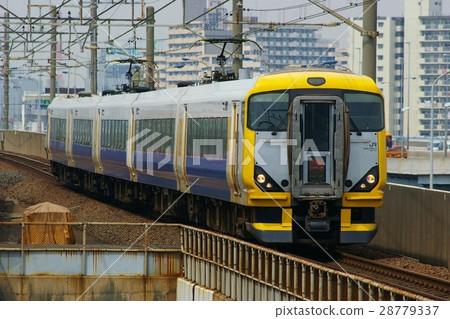 Limited Express Wakashio Running Keiyo Line 28779337