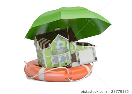 Home security and protection concept, house Home security and protection concept, house 28779385