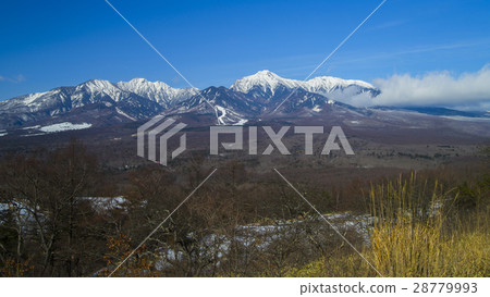 Yatsugatake 16: 9 in winter Yatsugatake 16: 9 in winter 28779993