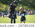 Parent and child park bubbles 28780108