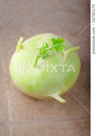 Fresh cabbage of kohlrabi 28780179