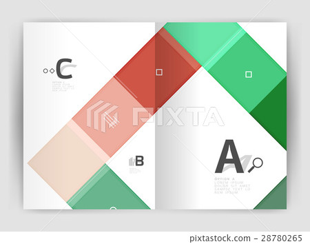 Vector modern geometrical a4 flyer brochure Vector modern geometrical a4 flyer brochure 28780265