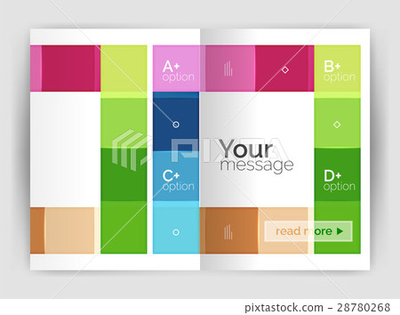 Squares and rectangles a4 brochure template Squares and rectangles a4 brochure template 28780268
