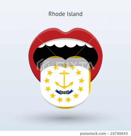 Electoral vote of Rhode Island. Abstract mouth. Electoral vote of Rhode Island. Abstract mouth. 28780643