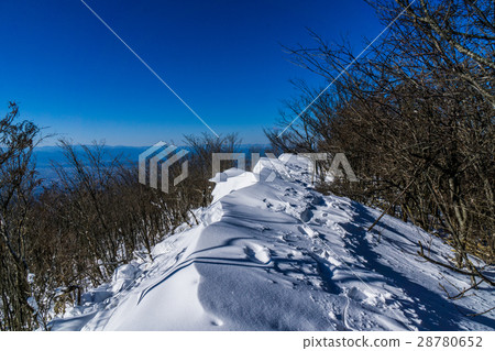 Snow-covered snow mountain 28780652